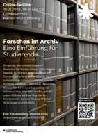 Forschen im Archiv. Eine Einführung für Studierende