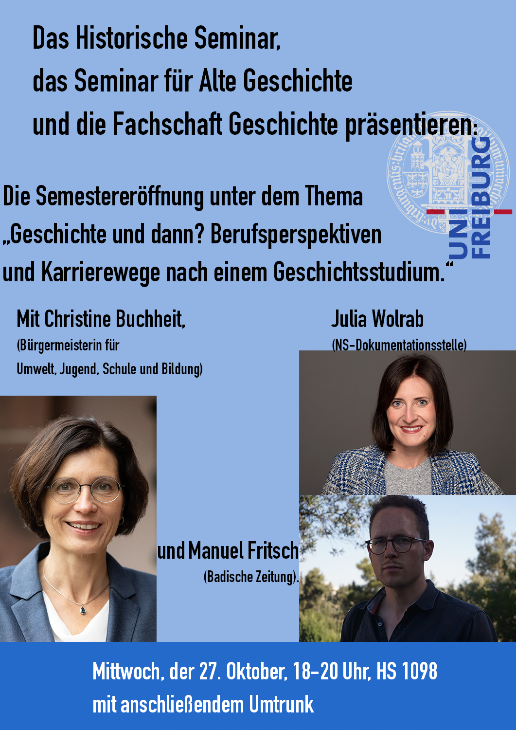 Plakat Semestereröffnung